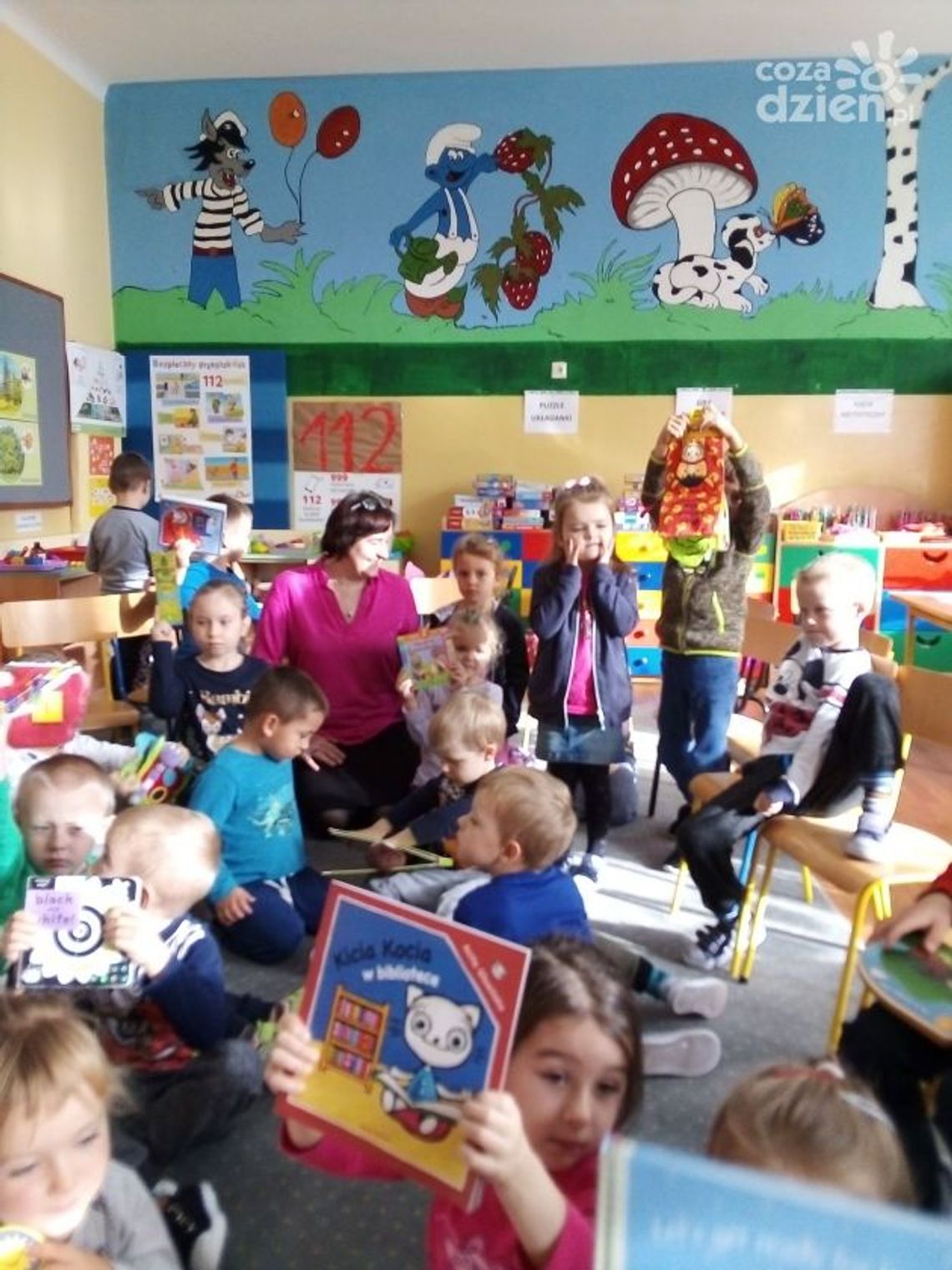 Biblioteka z wizytą w przedszkolu 