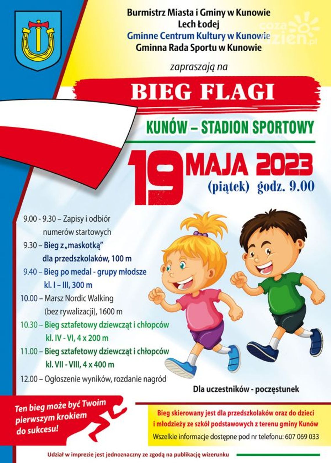 Bieg Flagi w Kunowie 