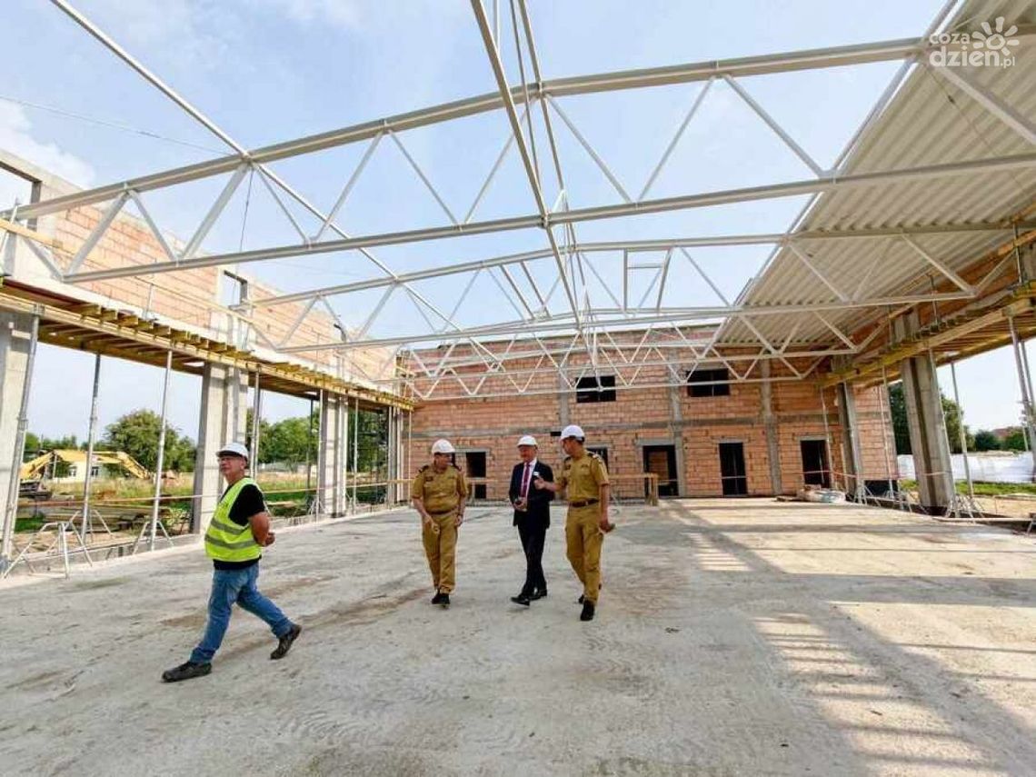 Budowa strażnicy w Końskich Budowa strażnicy w Końskich