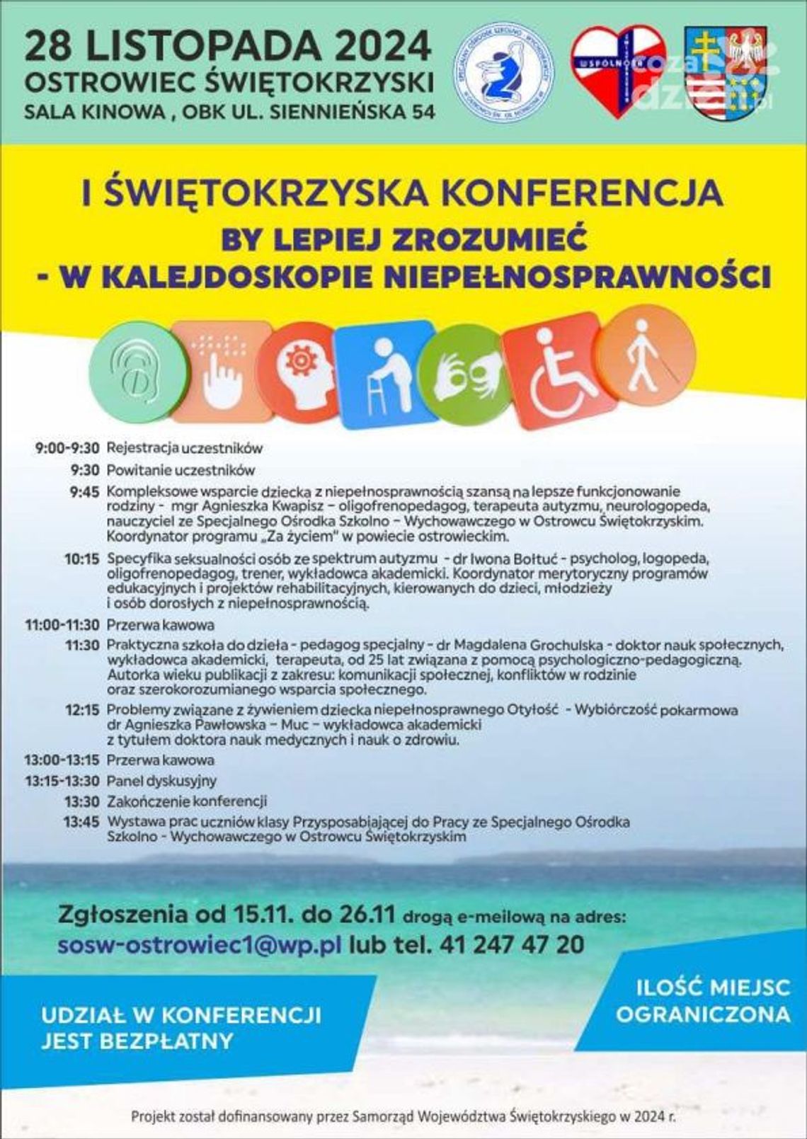 „By lepiej zrozumieć” – konferencja o niepełnosprawności odbędzie się w Ostrowcu
