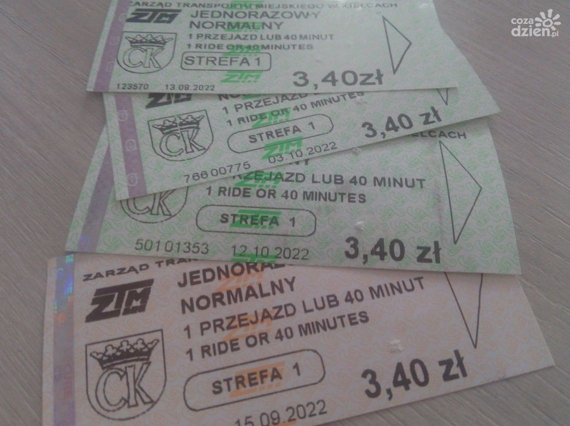 Ceny biletów autobusowych w Kielcach bez zmian Ceny biletów autobusowych w Kielcach bez zmian