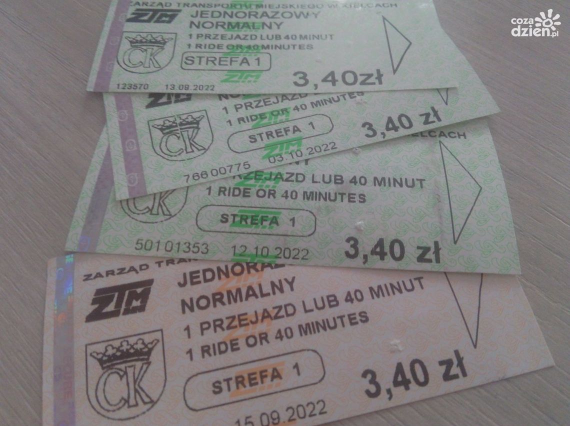 Ceny biletów autobusowych w Kielcach bez zmian