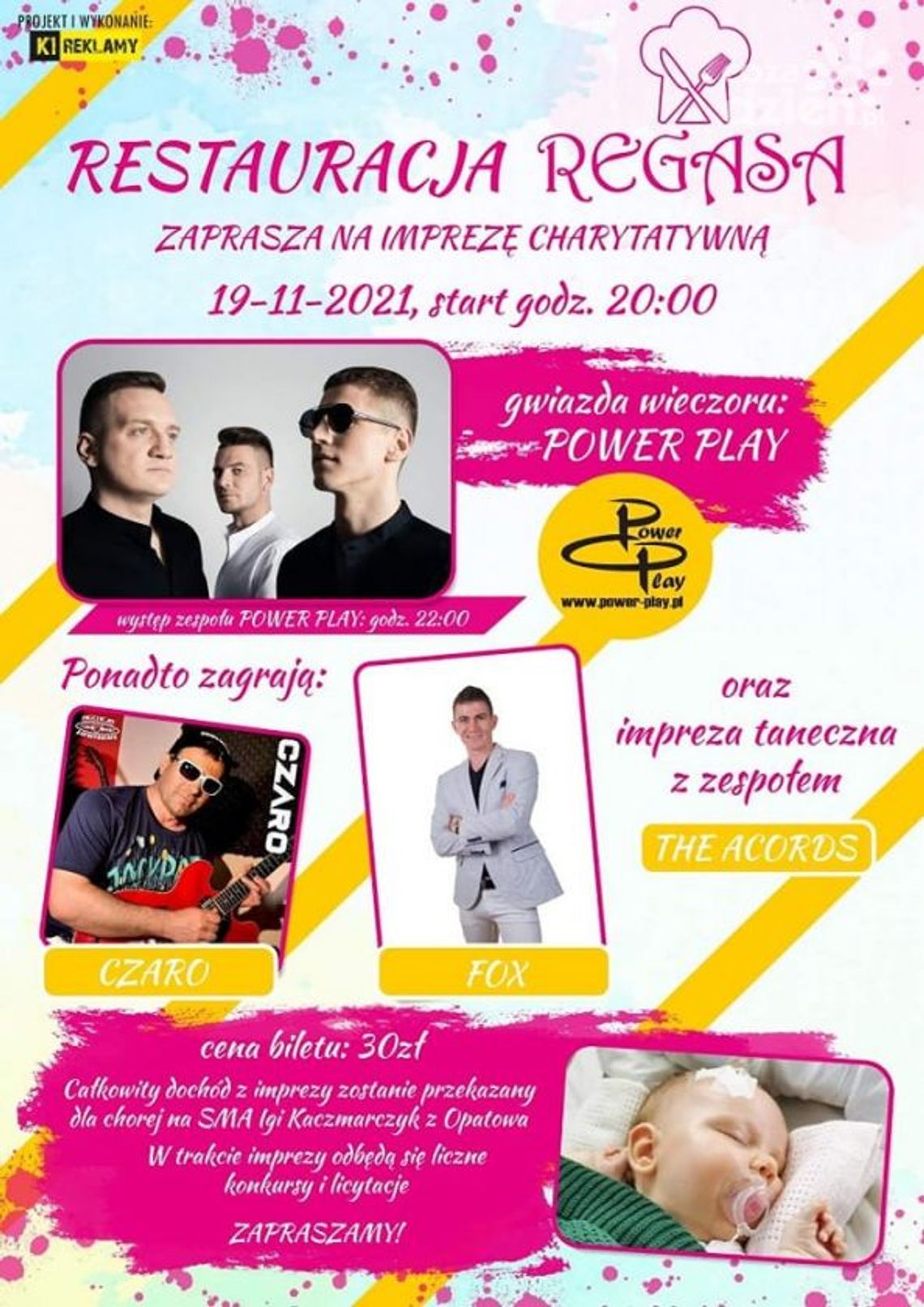 Charytatywna impreza w restauracji "Regasa"