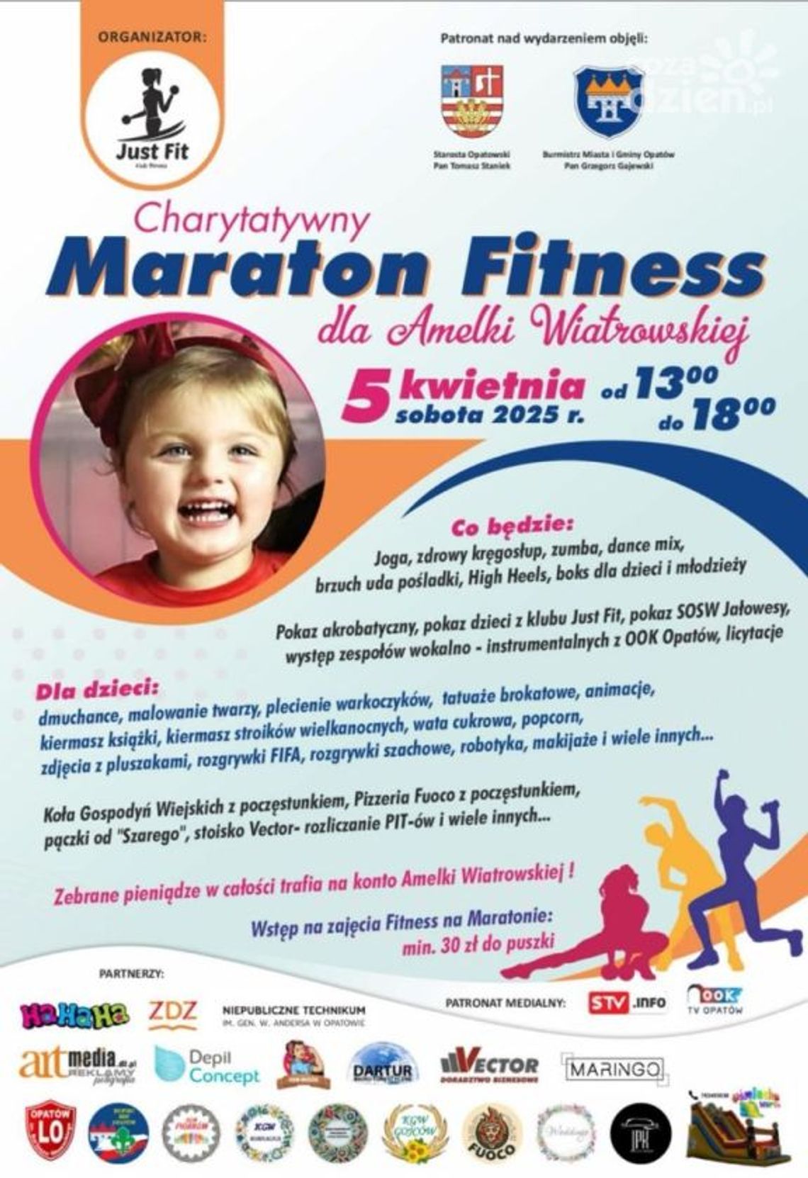 Charytatywny Maraton Fitness dla Amelki – sport, zabawa i pomoc w jednym Charytatywny Maraton Fitness dla Amelki – sport, zabawa i pomoc w jednym