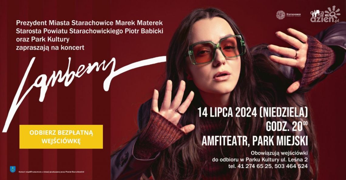 Chcesz wziąć udział w koncercie Lanberry? Odbierz bezpłatną wejściówkę Chcesz wziąć udział w koncercie Lanberry? Odbierz bezpłatną wejściówkę