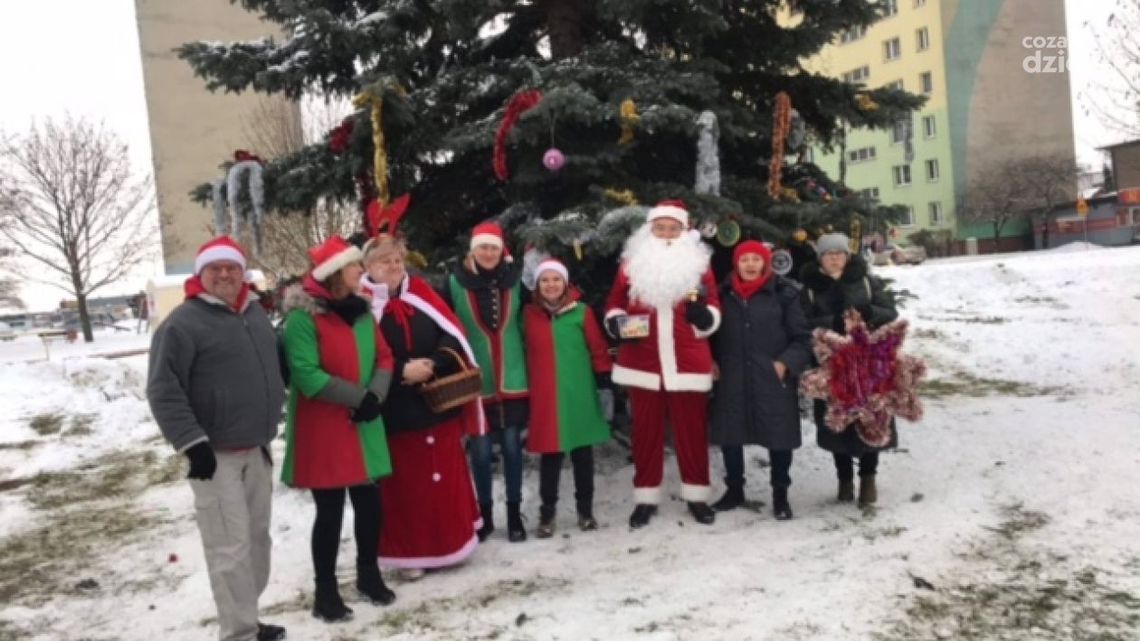 Choinka w osiedlu Ogrody już błyszczy Choinka w osiedlu Ogrody już błyszczy