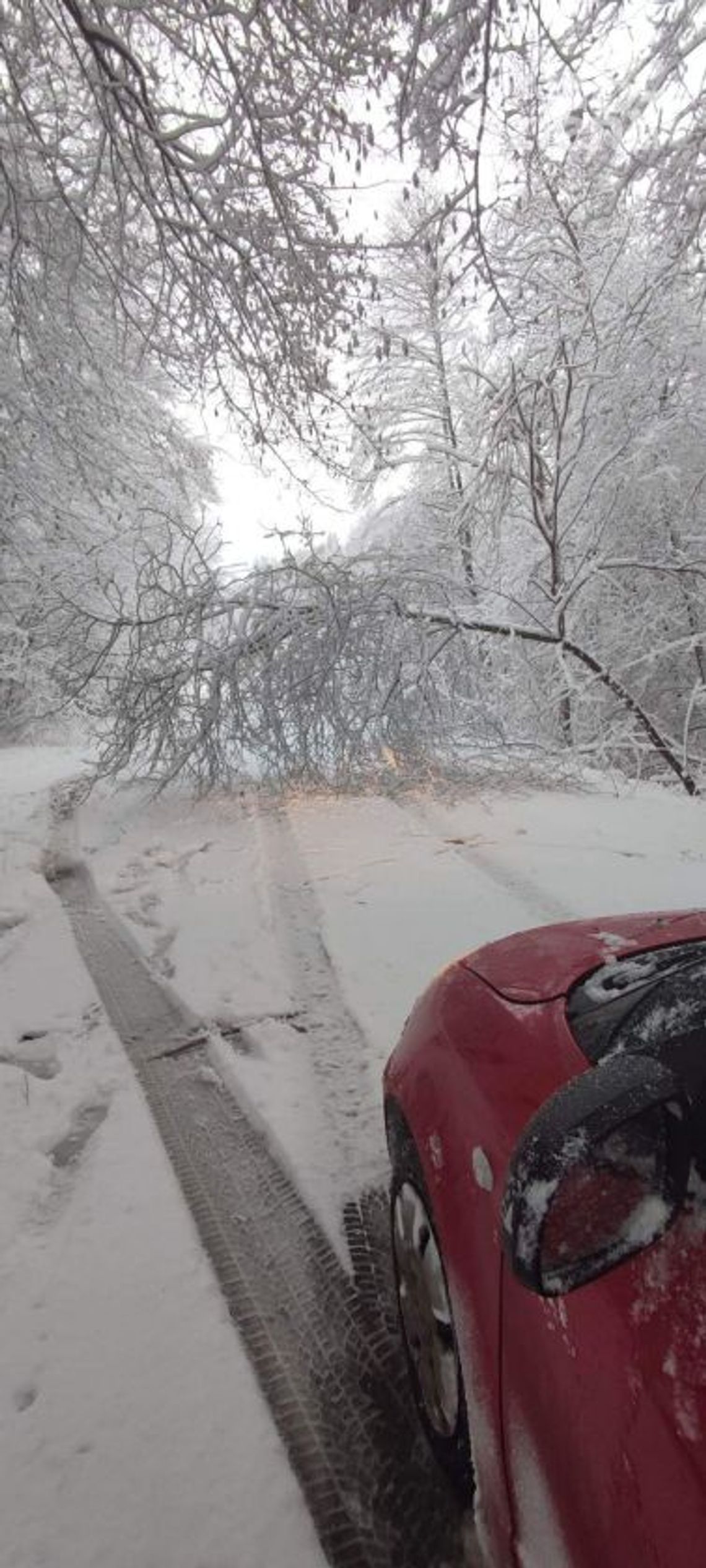 Ciężkie warunki na drogach i braki w dostawach prądu Ciężkie warunki na drogach i braki w dostawach prądu