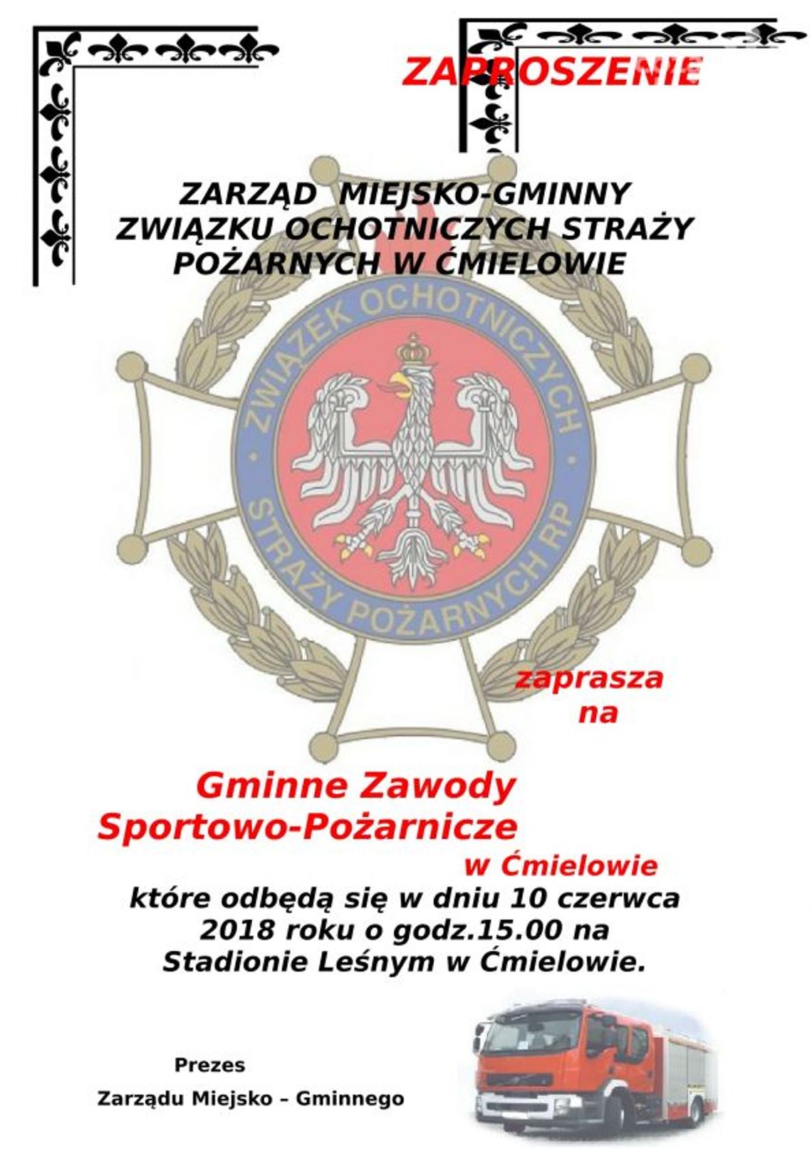 Ćmielów. Strażacy zaszaleją w niedzielę! Ćmielów. Strażacy zaszaleją w niedzielę!