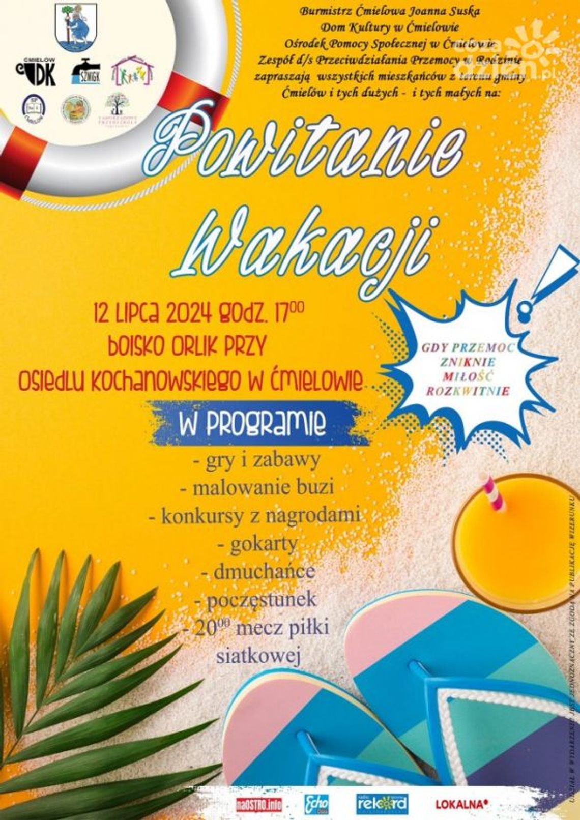 Ćmielów zaprasza na wakacyjne spotkanie 