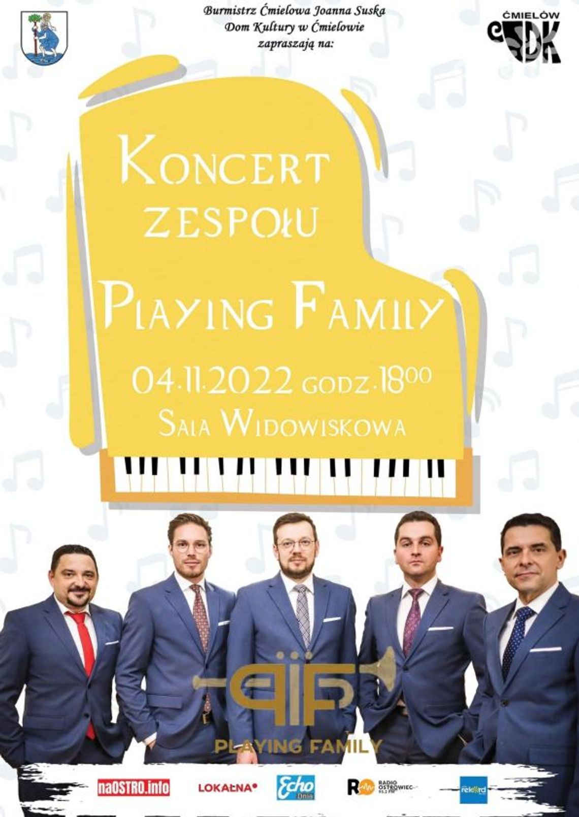 Ćmielów zaprasza na Zaduszki Jazzowe Ćmielów zaprasza na Zaduszki Jazzowe