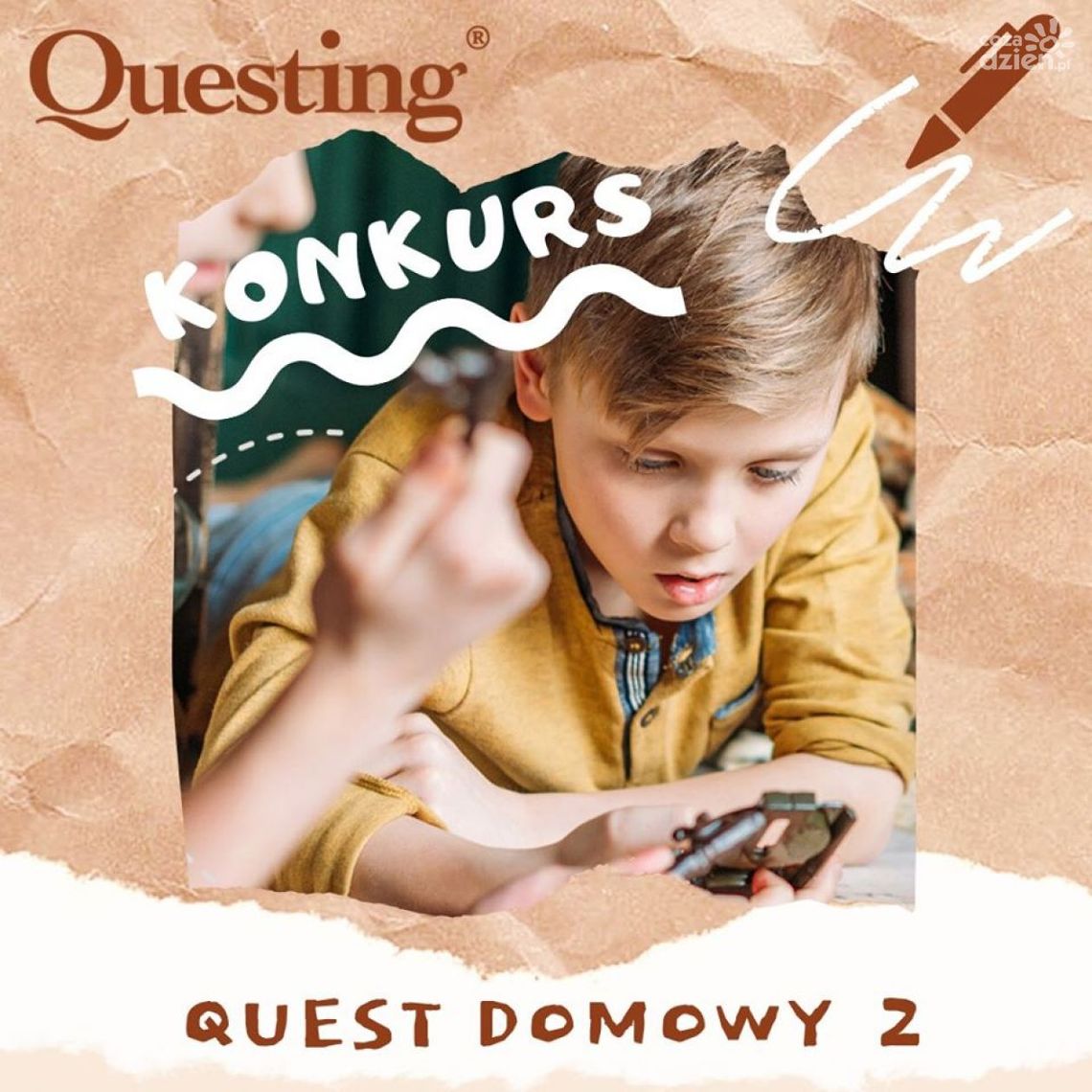 Co robić z dziećmi w czasie kwarantanny? Questing zaprasza do konkursu