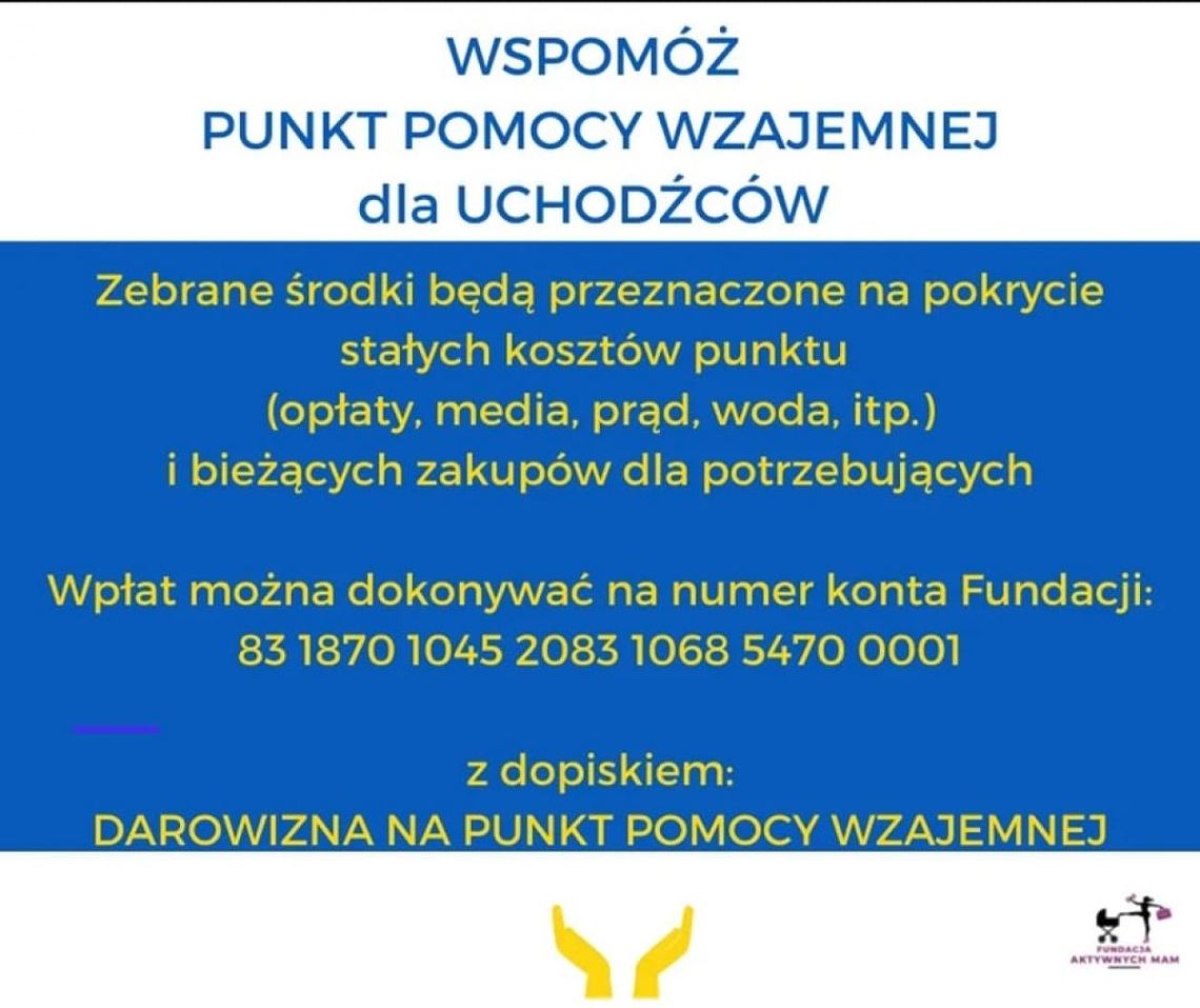 Coraz większa fala pomocy dla uchodźców, którzy trafią do Ostrowca