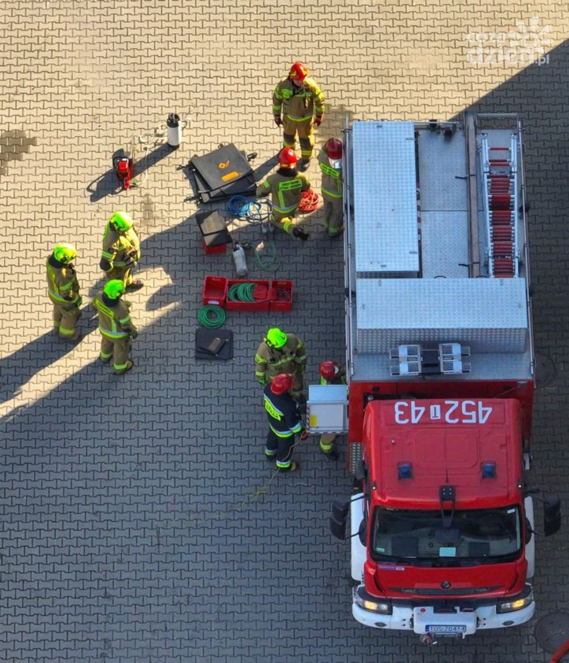 Ćwiczenia służb ratowniczych w Targach Kielce