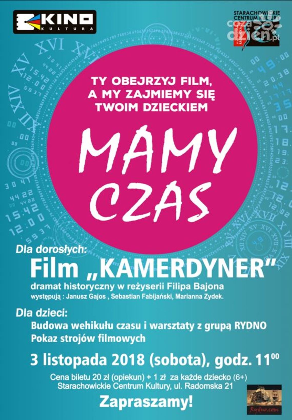 Cykl "Mamy Czas" ponownie w SCK Cykl "Mamy Czas" ponownie w SCK
