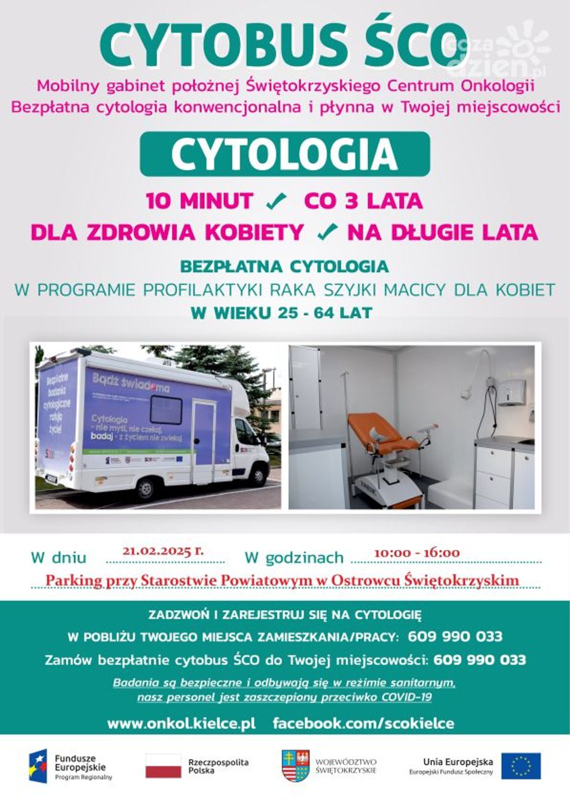 Cytobus ŚCO zaparkuje w Ostrowcu 