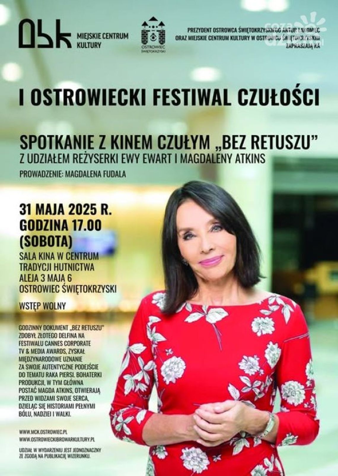 Czułe kino Ewy Ewart w ostrowieckim Centrum  Tradycji Hutnictwa 