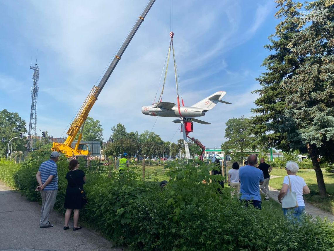 Czy słynny MIG 17 z osiedla Pułanki odleciał na zawsze?