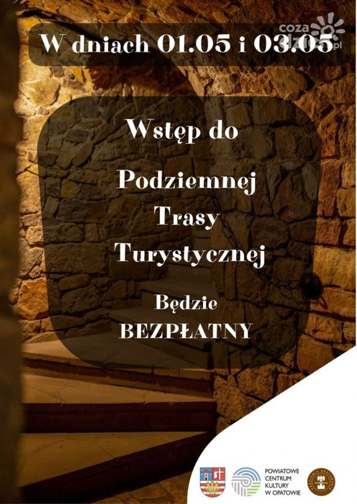 Darmowe zwiedzanie podziemnej trasy Darmowe zwiedzanie podziemnej trasy