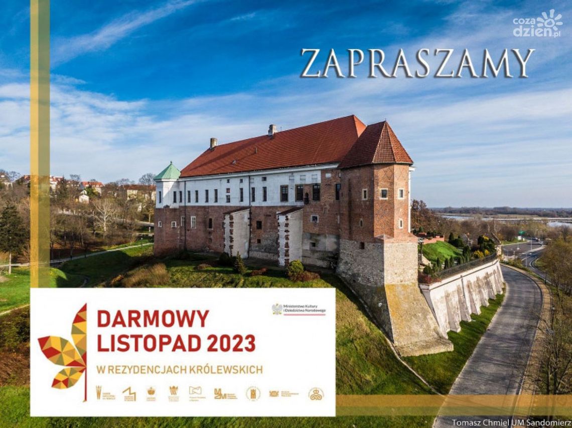 Darmowy listopad w Zamku Królewskim w Sandomierzu Darmowy listopad w Zamku Królewskim w Sandomierzu