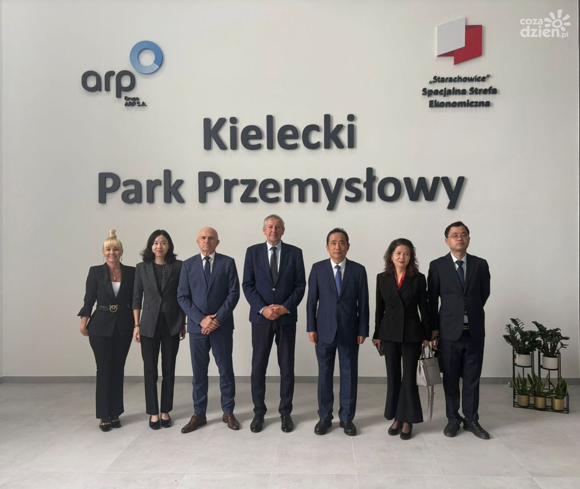 Delegacja z chińskiej prowincji Shaanxi z wizytą w Kieleckim Parku Przemysłowym