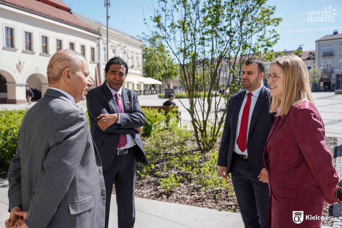 Delegacja z Kataru w Kielcach Delegacja z Kataru w Kielcach