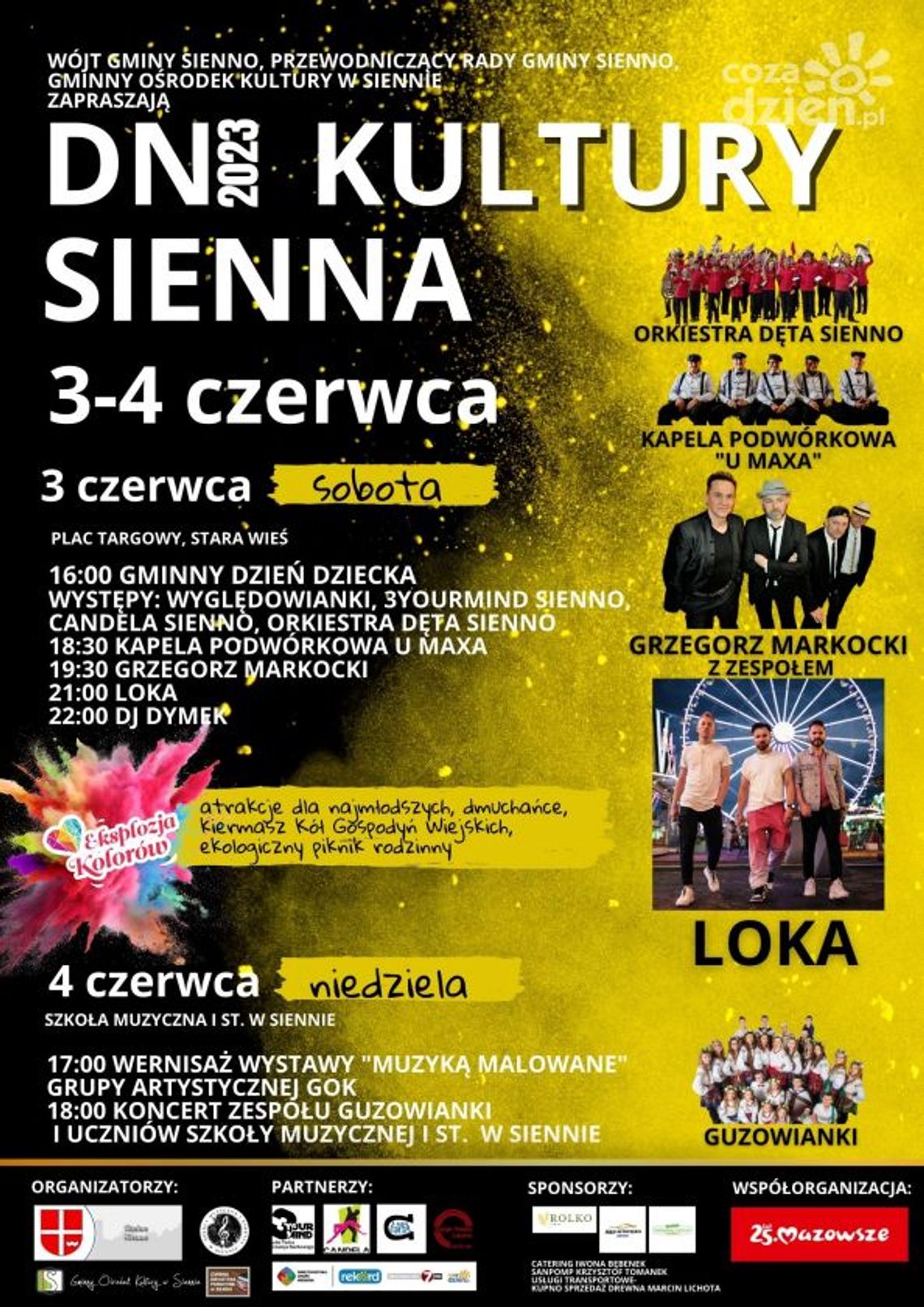 Dni Kultury Sienna 2023! Będzie się działo Dni Kultury Sienna 2023! Będzie się działo