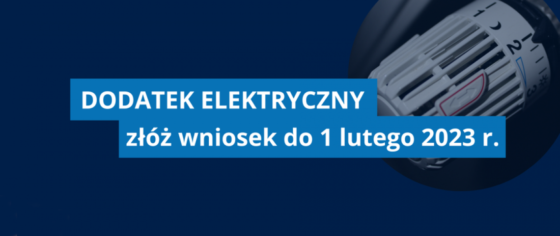 Dodatek elektryczny dla gospodarstw ogrzewających pomieszczenia energią elektryczną Dodatek elektryczny dla gospodarstw ogrzewających pomieszczenia energią elektryczną