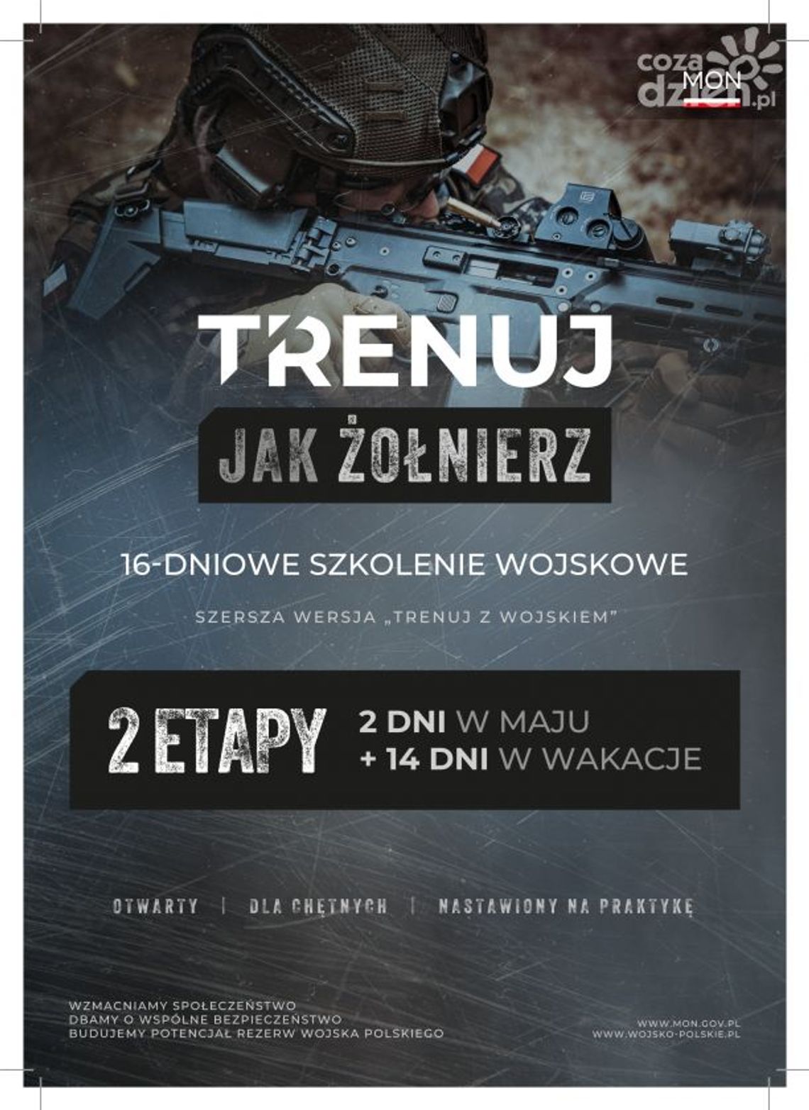 Dołącz do nas – projekt „Trenuj jak żołnierz” wystartował Dołącz do nas – projekt „Trenuj jak żołnierz” wystartował