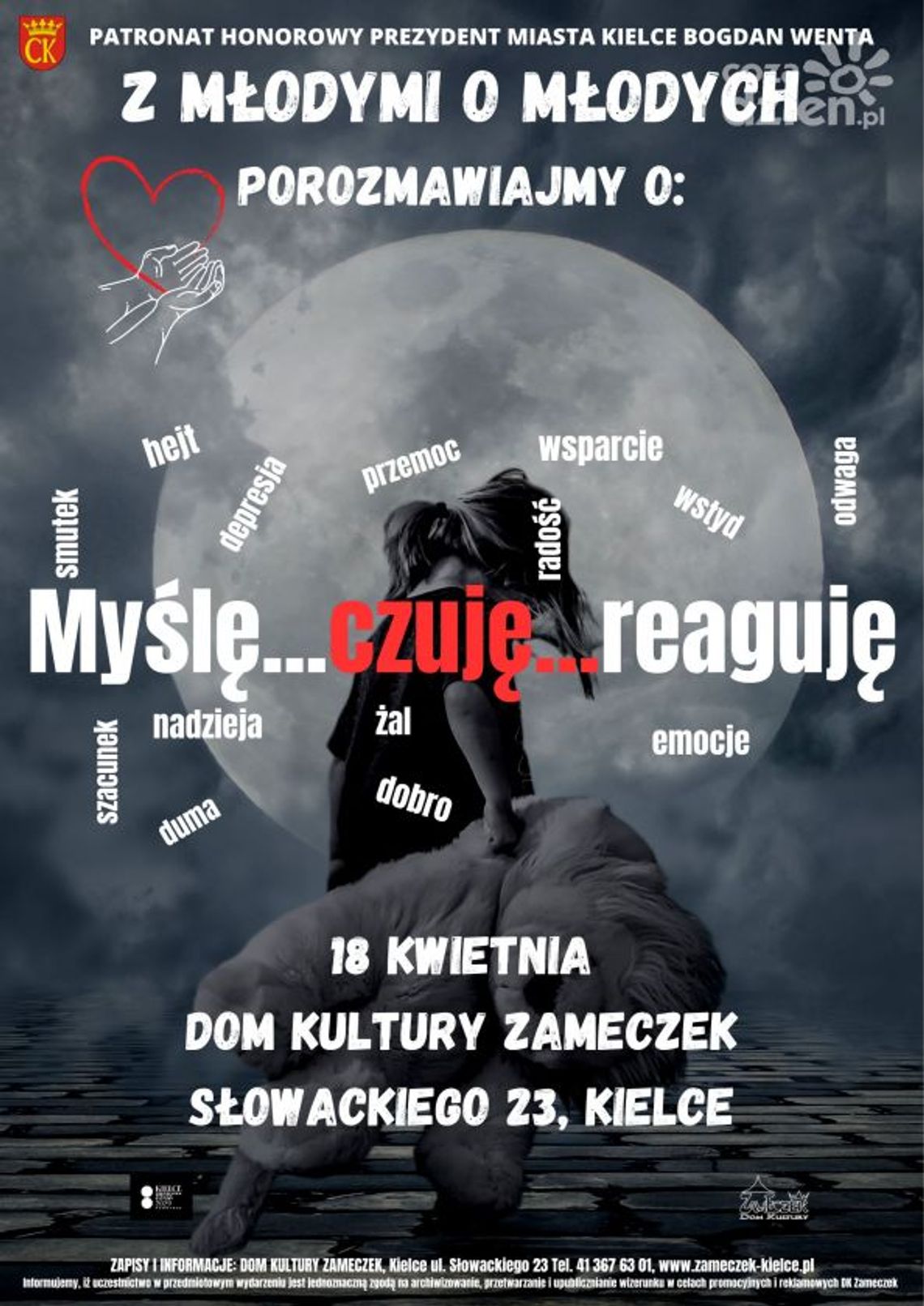 Dom Kultury Zameczek uruchamia cykl spotkań
"Z MŁODYMI O MŁODYCH"