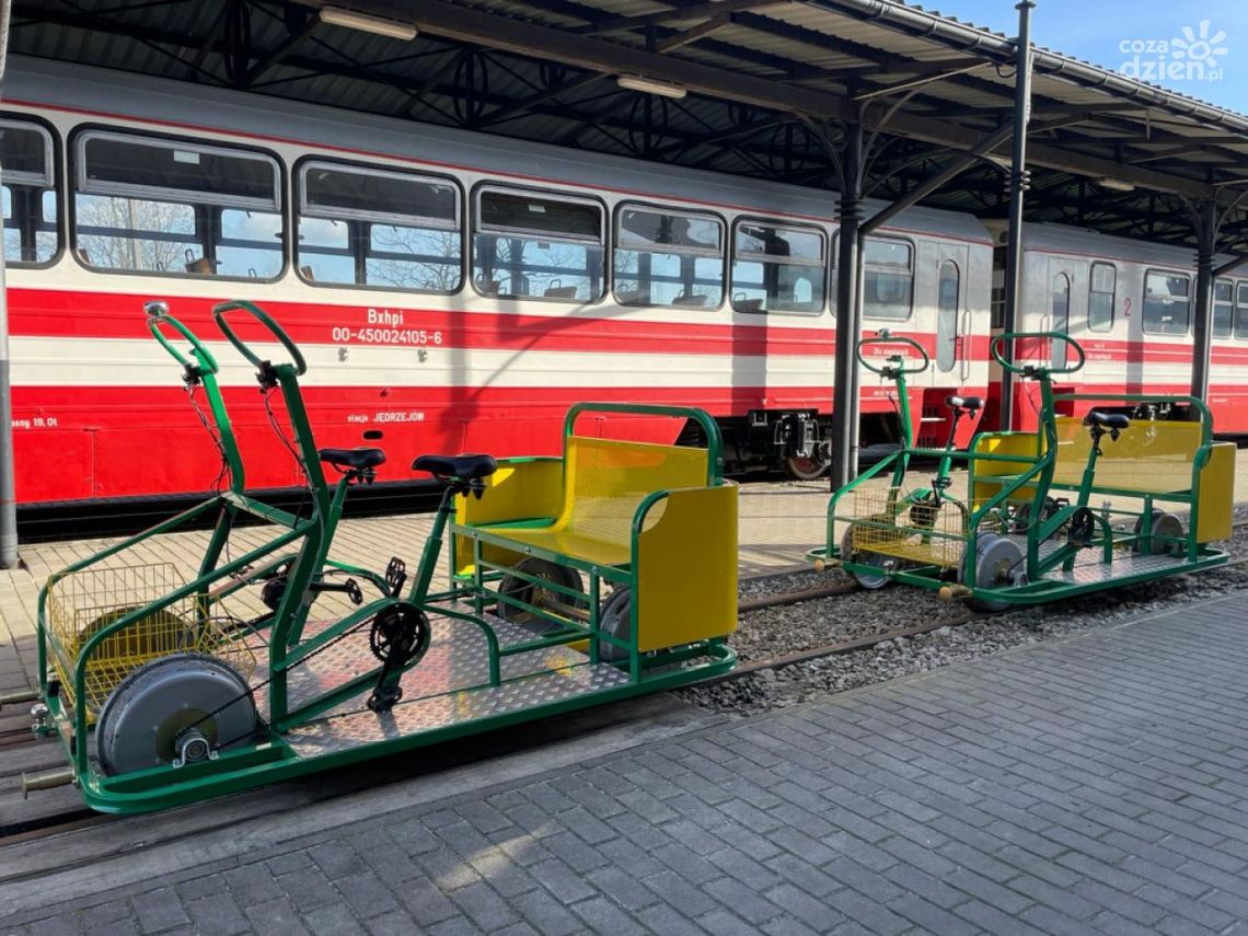 Drezynami rowerowymi do natury