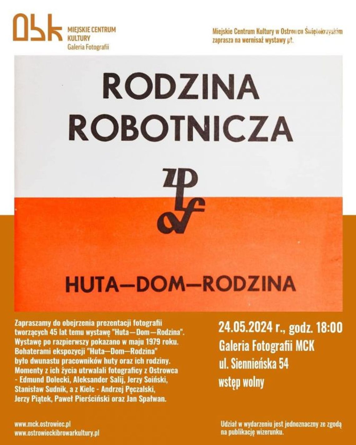 Drugi wernisaż fotografii o hutniczych rodzinach Drugi wernisaż fotografii o hutniczych rodzinach