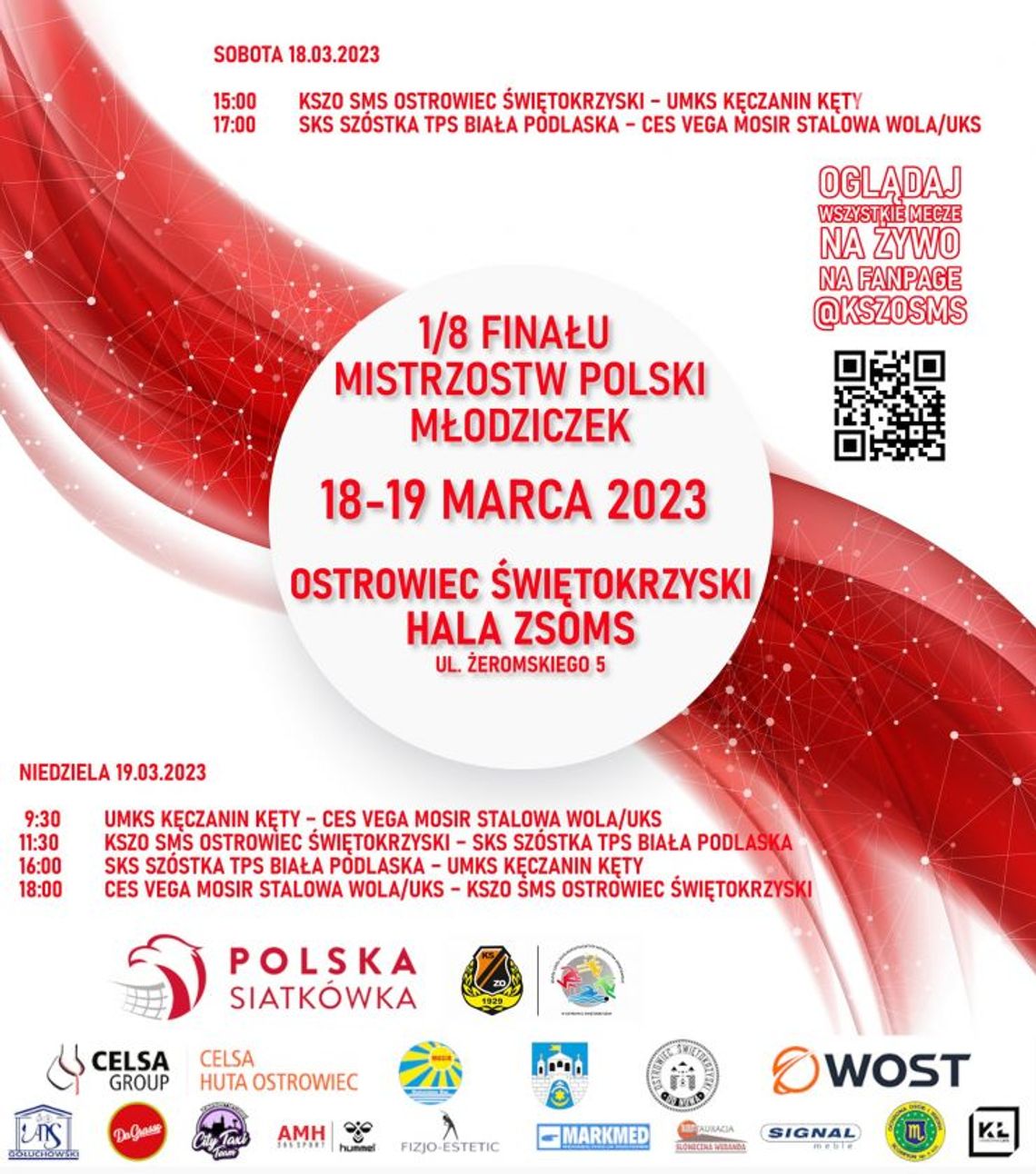 Drużyna SMS KSZO Ostrowiec walczy w 1/8 Finału Mistrzostw Polski Młodziczek  