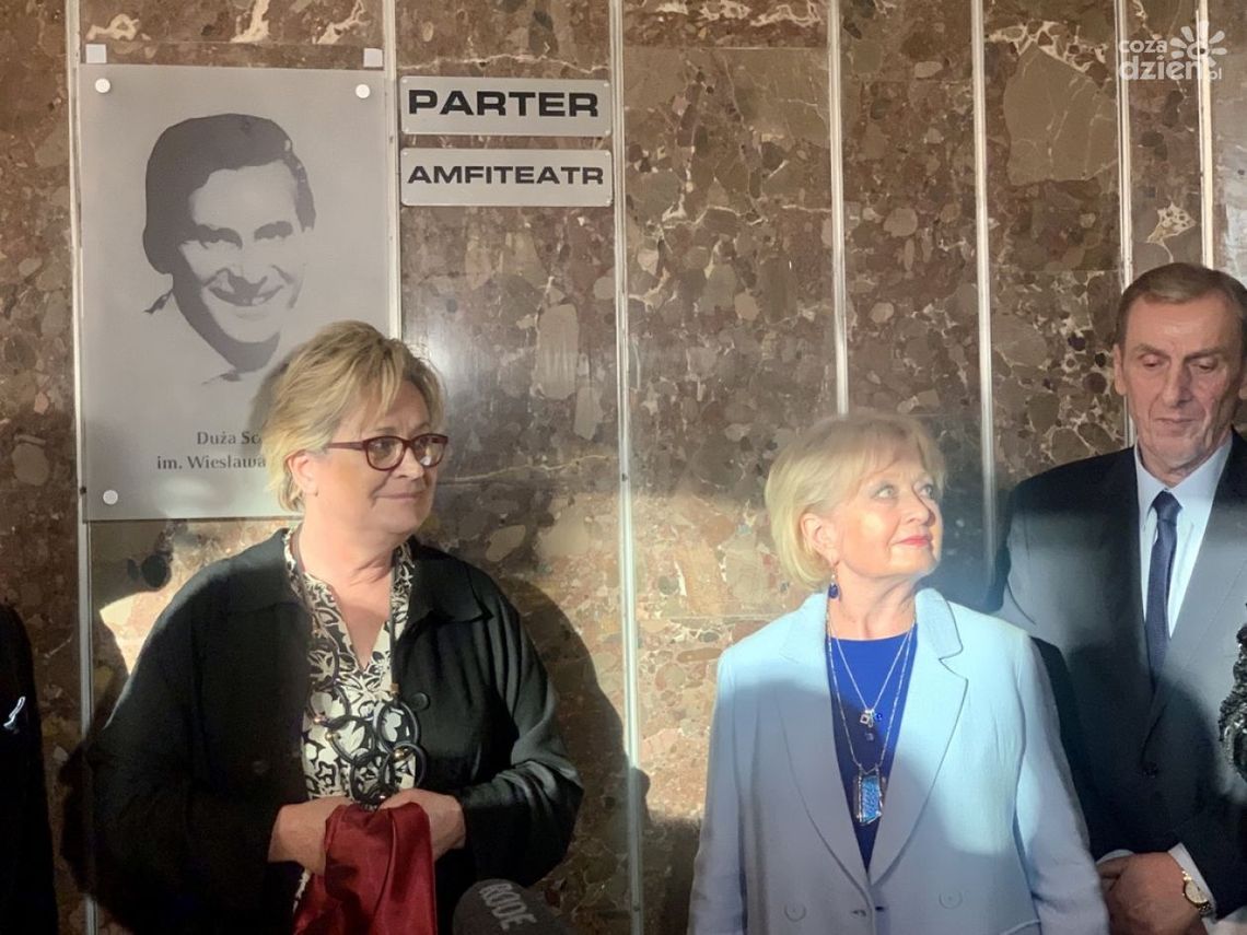 Duża scena otrzymała imię Wiesława Gołasa Duża scena otrzymała imię Wiesława Gołasa