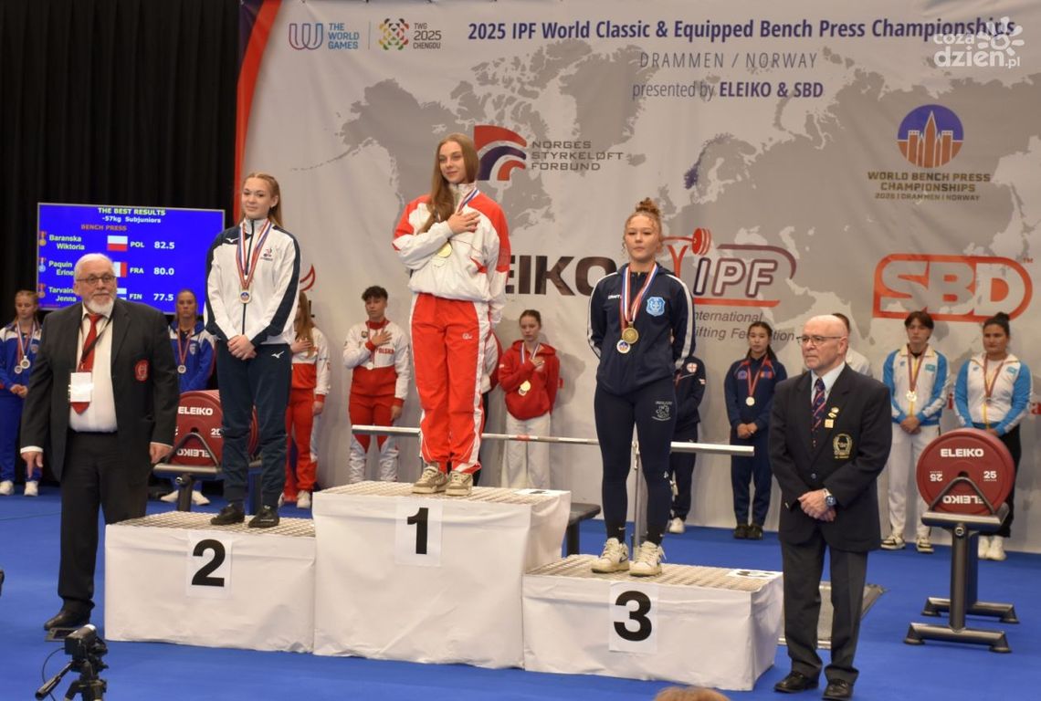 Dwa medale dla kielczan na Mistrzostwach Świata w wyciskaniu sztangi leżąc Dwa medale dla kielczan na Mistrzostwach Świata w wyciskaniu sztangi leżąc