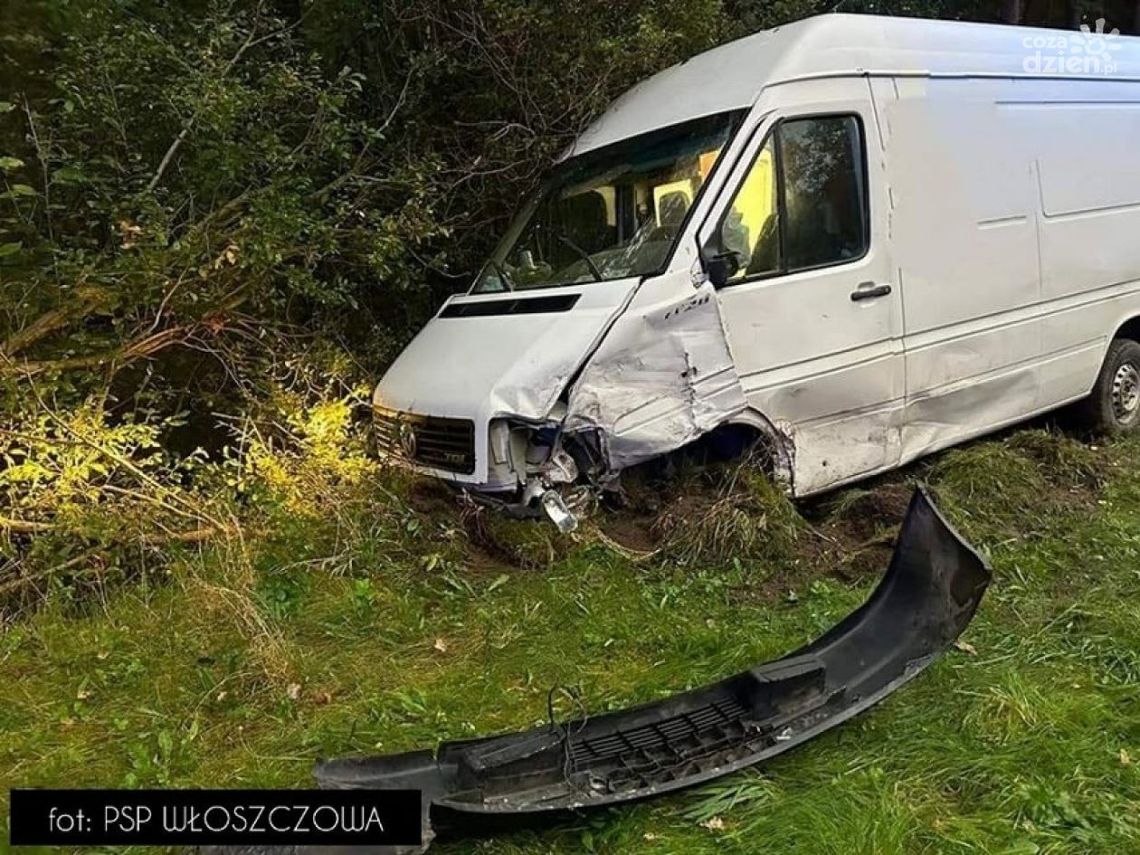 Dwie osoby ranne w wypadku pod Włoszczową