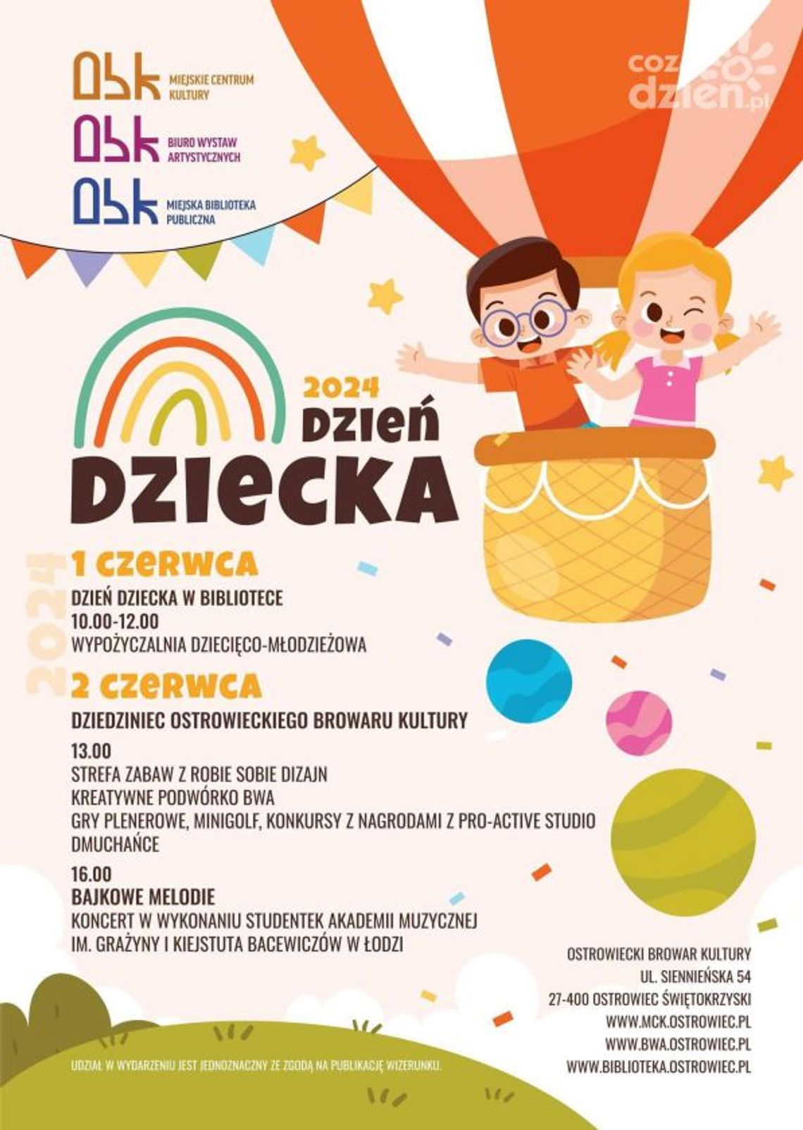 Dwudniowa zabawa dla dzieci w Ostrowieckim Browarze Kultury Dwudniowa zabawa dla dzieci w Ostrowieckim Browarze Kultury