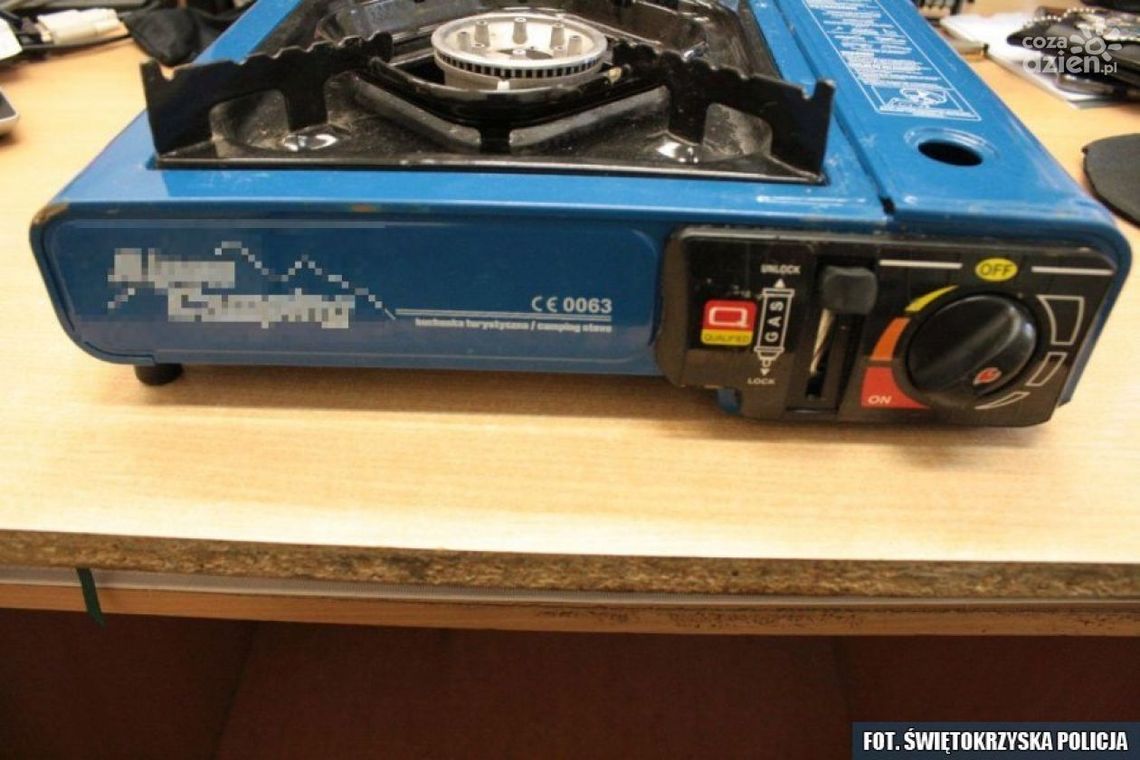 "Działkowiec"- włamywacz trafił w ręce policji