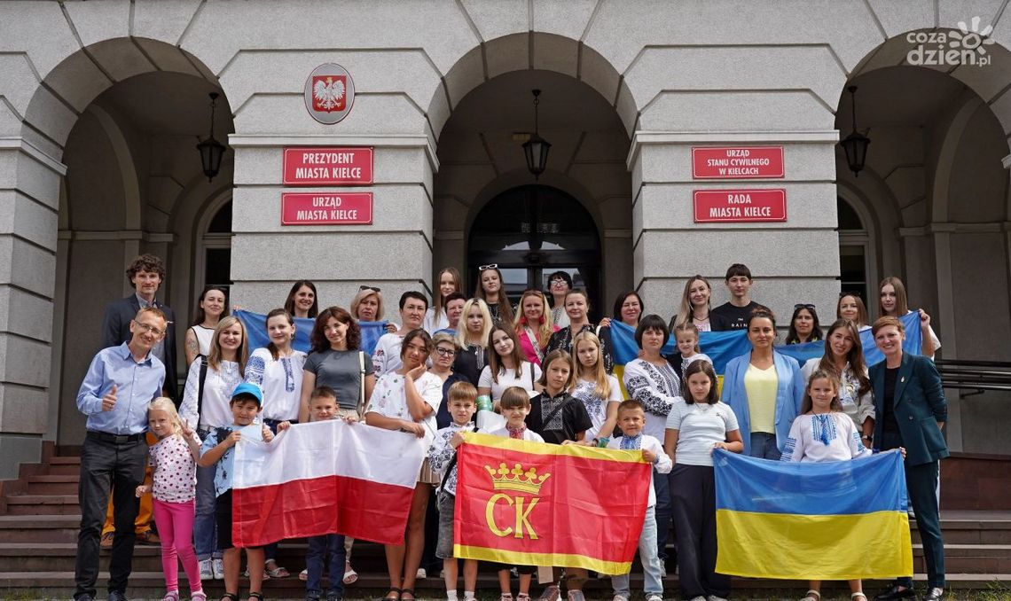 Dzieci z Ukrainy odwiedziły Kielce Dzieci z Ukrainy odwiedziły Kielce