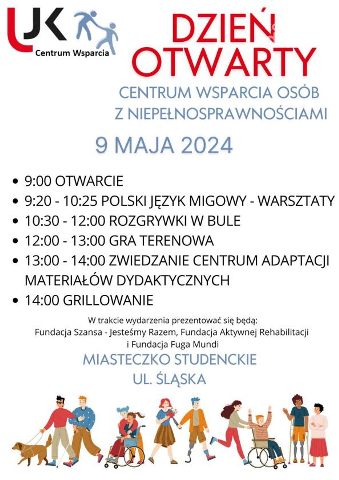 Dzień Otwarty Centrum Wsparcia Osób z Niepełnosprawnościami UJK Dzień Otwarty Centrum Wsparcia Osób z Niepełnosprawnościami UJK