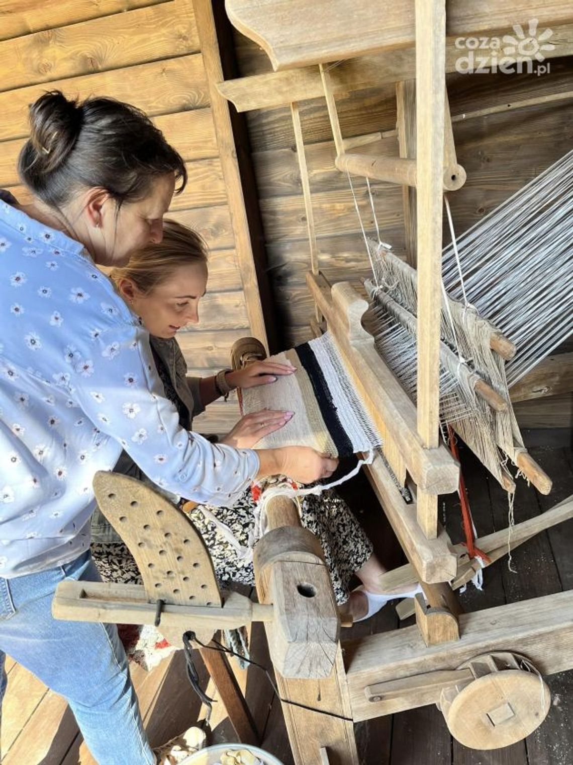 Dzień Tkaczki w Zagrodzie Czernikiewiczów w Bodzentynie