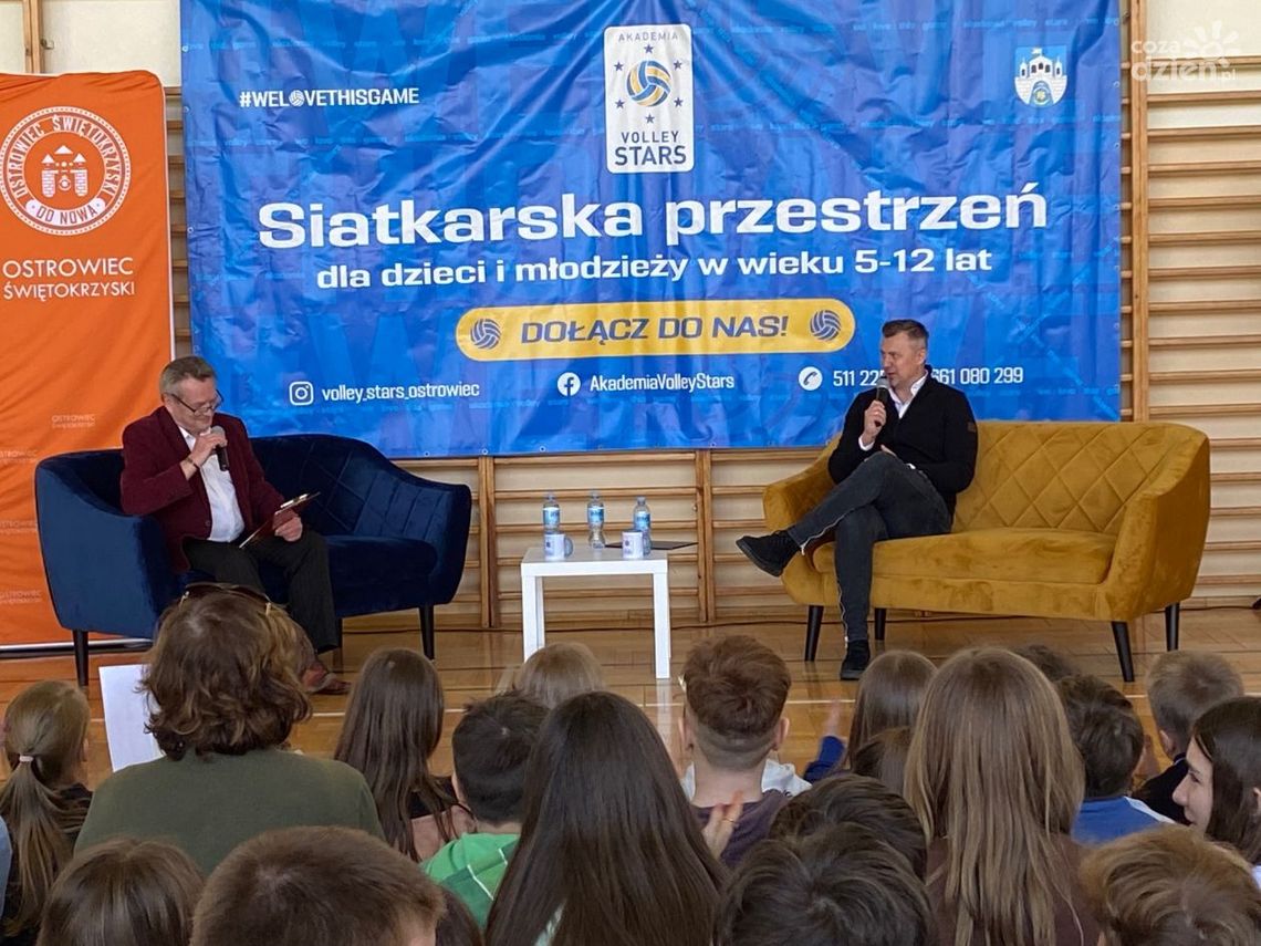 "Dzień z Mistrzem" - z młodzieżą spotkał się Krzysztof Ignaczak "Dzień z Mistrzem" - z młodzieżą spotkał się Krzysztof Ignaczak