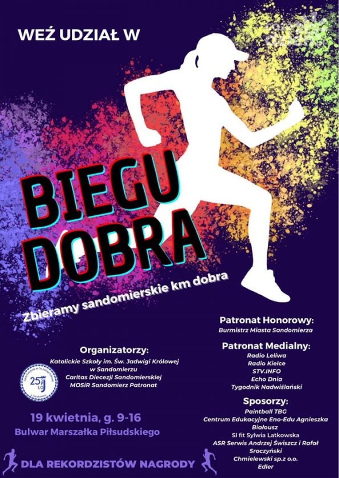 Dziś w Sandomierzu biegają niosąc dobro Dziś w Sandomierzu biegają niosąc dobro