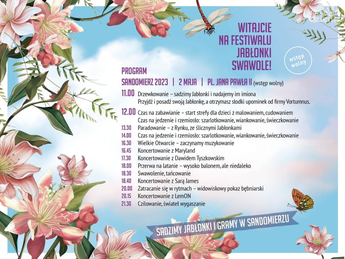 Dziś w Sandomierzu odbędzie się festiwal "Jabłonki Swawole"