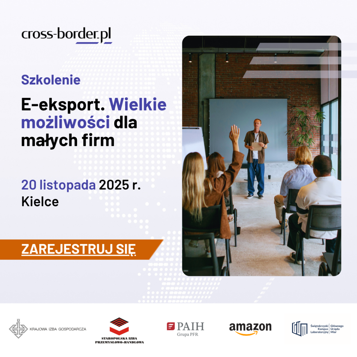E-eksport. Wielkie możliwości dla małych firm – bezpłatne szkolenie w Kielcach E-eksport. Wielkie możliwości dla małych firm – bezpłatne szkolenie w Kielcach