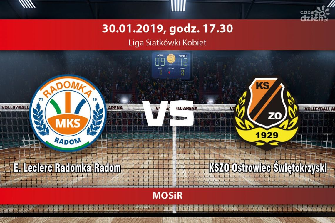 E. Leclerc Radomka Radom - KSZO Ostrowiec Świętokrzyski (relacja LIVE) E. Leclerc Radomka Radom - KSZO Ostrowiec Świętokrzyski (relacja LIVE)