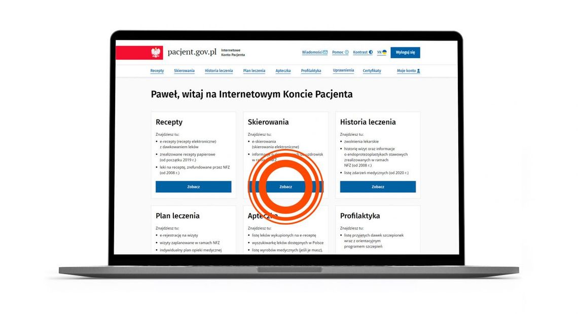 E - skierowanie do sanatorium