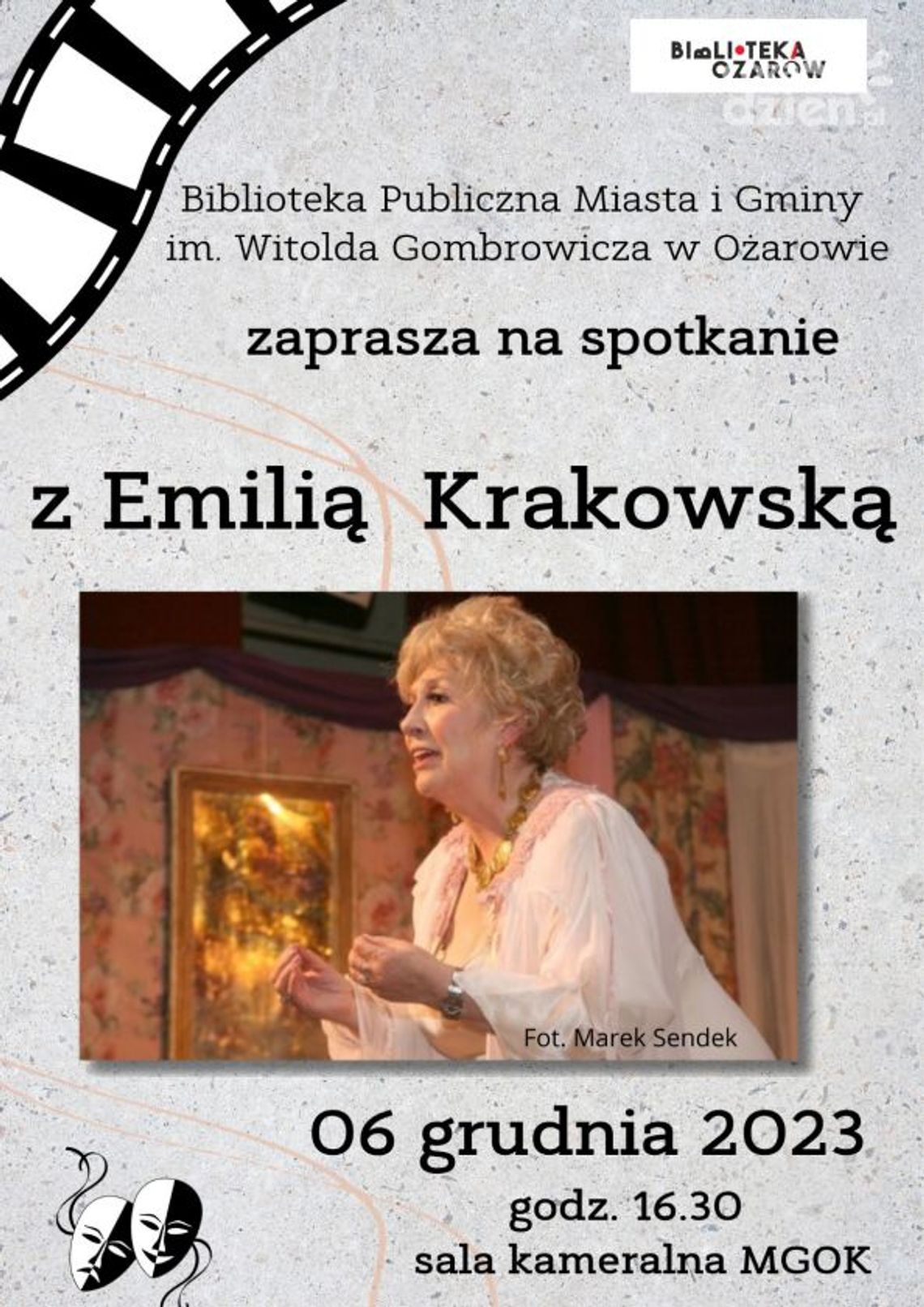 Emilia Krakowska na spotkaniu z mieszkańcami Ożarowa Emilia Krakowska na spotkaniu z mieszkańcami Ożarowa
