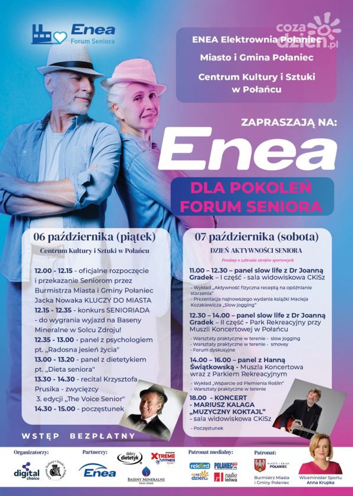 Enea dla Pokoleń - Forum Seniora - w tym roku dwudniowe!