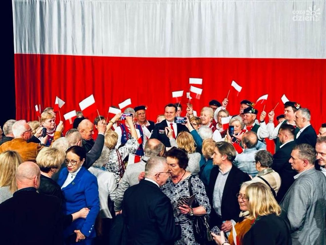 Europoseł Dominik Tarczyński w Kielcach Europoseł Dominik Tarczyński w Kielcach