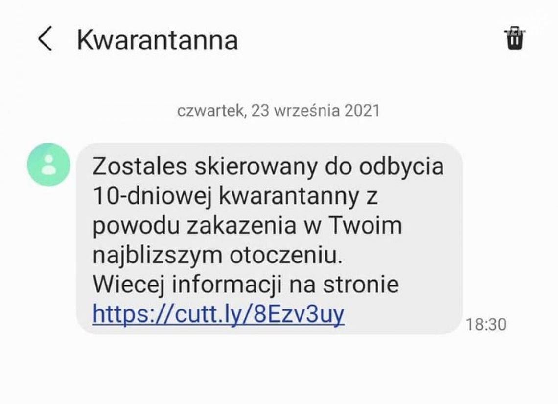 Fałszywe wiadomości o kwarantannie